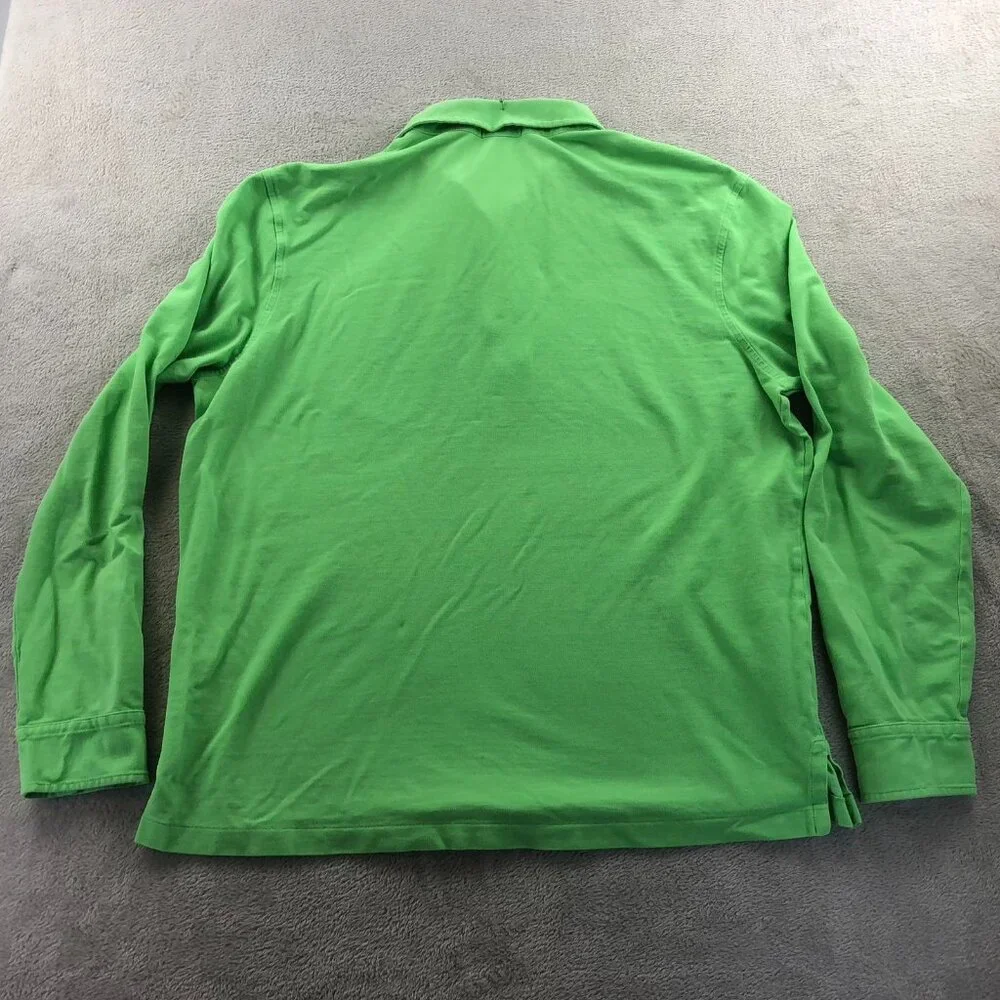 Polo Ralph Lauren Mens Polo Shirt Size XL Long Sleeve Featherweight Mesh Casual